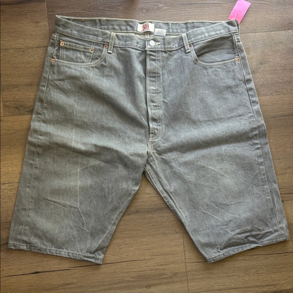 Levi's 501 XX Gray Denim Jean Shorts - Classic Five-Pocket !! 44x30